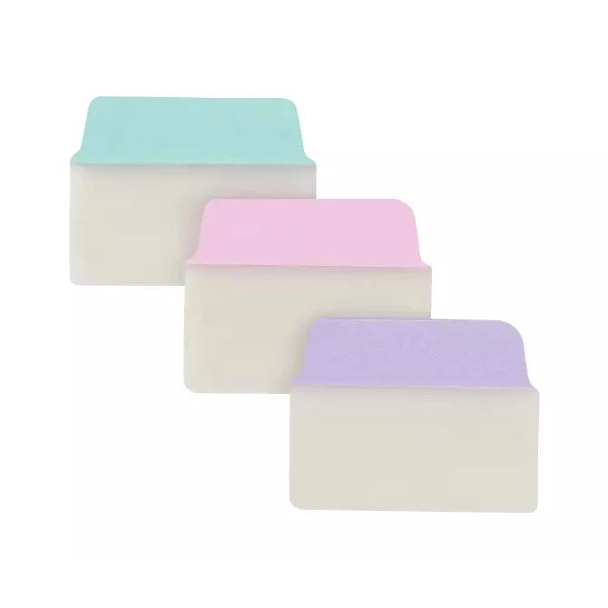 Avery 74755 2 In. Wide 1/5-Cut Ultra Tabs Repositionable Standard Tabs - Assorted Pastels (24/Pack) - Image 2