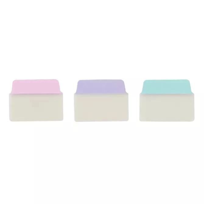 Avery 74755 2 In. Wide 1/5-Cut Ultra Tabs Repositionable Standard Tabs - Assorted Pastels (24/Pack) - Image 3