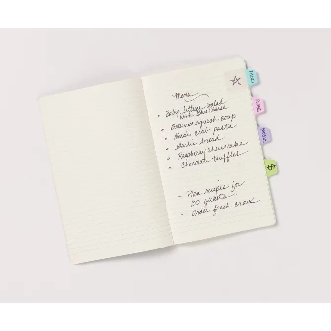 Avery 74761 1 In. Wide 1/5 Cut Ultra Tabs Repositionable Mini Tabs - Assorted Pastels (40/Pack) - Image 4