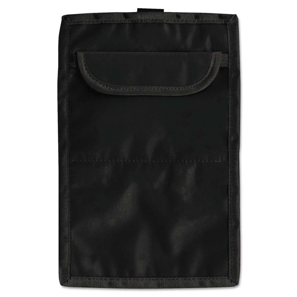 Advantus 76345 5.13 In X 0.13 In. X 7.75 In. Nylon Travel ID/Document Holder - Black (5-Piece/Pack) - Image 3