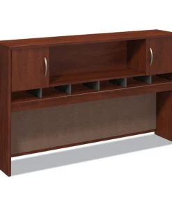 Bush WC72423 Series C Collection 71.13 In. X 35.5 In. X 29.88 In. Right Corner Desk Module - Natural Cherry/Graphite Gray