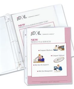 C-Line 62028 11 In. X 8 1/2 In. Non-Glare Heavyweight Polypropylene Sheet Protectors (100/BX)