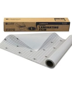 C-Line 65050 Cleer Adheer 2 Mil 24 In. X 50 Ft. Self-Adhesive Laminating Film - Gloss Clear (1 Roll)