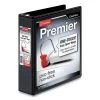 Cardinal 10321CB 11 In. X 8.5 In. ClearVue 3-Ring 2 In. Capacity Easy Open Slant-D Ring Binder - Black