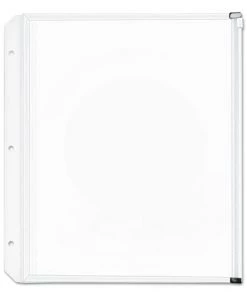 Cardinal 14201 11 In. X 8-1/2 In. Expanding Zipper Binder Pockets - Clear (3/Pack)