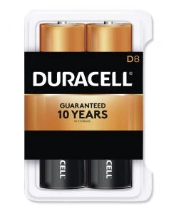 Duracell MN13RT8Z 1.5V Coppertop D Alkaline Batteries (8/Pack)