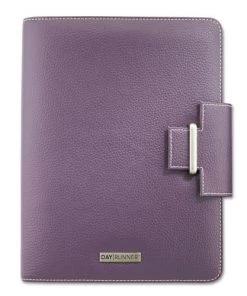 AT-A-GLANCE Day Runner 4010214 Terramo Refillable Planner, 8 1/2 X 5 1/2, Eggplant