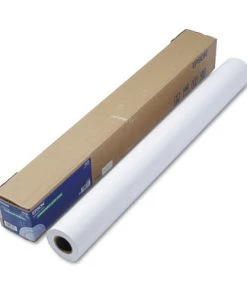 Epson S041386 Non-Glare Matte Surface Paper, 2-in Core, 8.3 Mil, 36-in X 82 Ft, Matte White