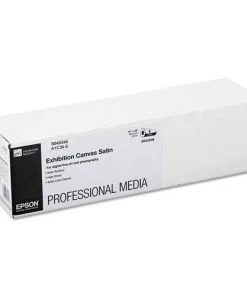 Epson S045248 Exhibition Canvas, 23 Mil, 13-in X 20 Ft, Satin White