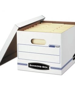 Bankers Box 57036-04 Stor/File 12.5 In. X 16.25 In. X 10.5 In. Letter/Legal Files, Storage Box - White (6/Pack)