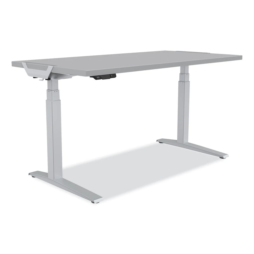 Fellowes Mfg Co. 9649601 Levado 72 In. X 30 In. Laminated Table Top - Gray - Image 2