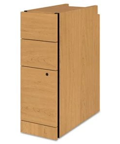 HON H105093.C 10500 Series 9.5 In. X 22.75 In. X 28 In. 2 Box/1 File Drawer Narrow Profile Pedestal - Harvest