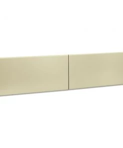 HON H387215.L.L 38000 Series 36 In. X 0.75 In. X 15 In. Flipper Doors For 72 In. Stack-On Storage - Putty (2-Piece/Carton)