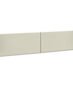 HON H387215.L.Q 38000 Series 36 In. X 0.75 In. X 15 In. Flipper Doors For 72 In. Stack-On Storage - Light Gray (2-Piece/Carton)