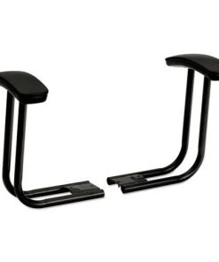 HON H5991 T-Arms For ComforTask Series Swivel Task Chairs - Black (1-Pair)