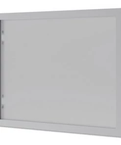 HON HBL72HDG BL Series 13.25 In. X 17.38 In. Frosted Glass Hutch Door - Silver