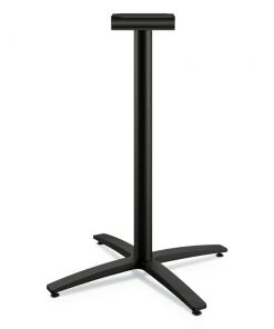 HON HBTTX42S.P6P Between Standing-Height X-Base For 30 In. - 36 In. Table Tops - Black