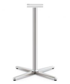 HON HCT42LX.PR8 32 In. X 32 In. X 40 In. Arrange X-Leg Base For 42 In. - 48 In. Tops - Silver