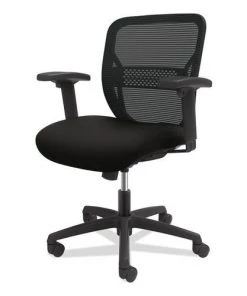 HON HONGVHMZ1ACCF10 Gateway 250 Lbs. Capacity Mid-Back Task Chair - Black