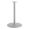 HON HONHBTTD42 Between Round Disc Base For 42 In. Table Tops - Textured Silver