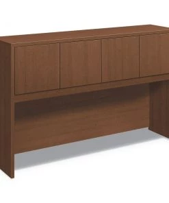 HON HLM60HUT.F Foundation 60 In. X 14.63 In. X 37.13 In. Compartment Hutch With Doors - Shaker Cherry
