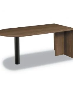 HON HLM72PEN.PINC 72 In. X 36 In. X 29 In. Foundation Peninsula With End Panel - Pinnacle