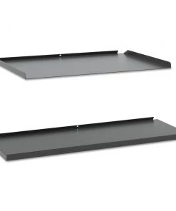 HON HMNGSHTR.A1 Manage Series 17.5 In. X 9 In. X 1 In. Steel Shelf And Tray Kit - Ash