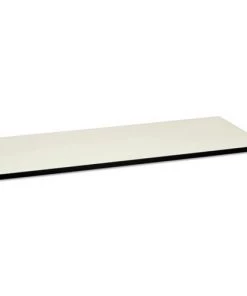 HON HMT2460G.N.B9.P Huddle Flat Edge 60 In. X 24 In. Rectangular Table Top - Silver Mesh/Black