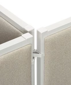 HON HBV-QC90.Q Verse 90 Degree QuickConnect Panel-to Panel Connectors - Light Gray (2-Piece/Pack)