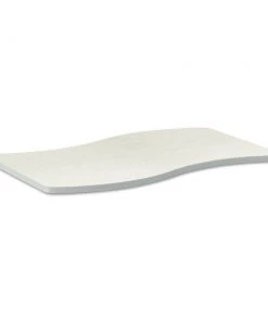 HON HESW3054E.N.B9.K Build 54 In. X 30 In. X 1.13 In. Ribbon Shape Table Top - Silver Mesh/Platinum