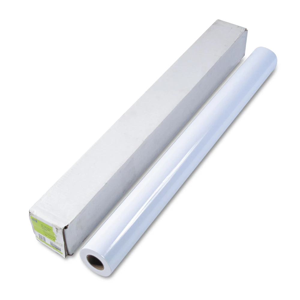 HP Q1428B DesignJet 42 In. X 100 Ft. Format Paper For InkJet Printers - Large, High Gloss White (1-Roll)