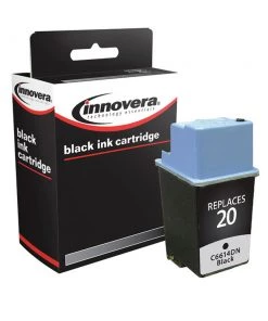 Innovera IVR20014 Remanufactured 500-Page Yield Ink For HP 20 (C6614DN) - Black