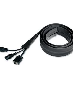 Innovera IVR39665 Floor Sleeve Cable Management, 2.5-in X 0.5-in Channel, 72-in Long, Black