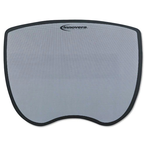 Innovera IVR50469 8-3/4 In. X 7 In. Nonskid Rubber Base, Ultra Slim Mouse Pad - Gray