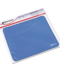 Innovera IVR52447 9 In. X 0.12 In. Latex-Free Mouse Pad - Blue