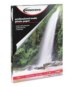 Innovera IVR99650 8.5 In. X 11 In. Heavyweight Photo Paper - Matte White (50/Pack)