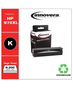 Innovera IVRCN625AM Remanufactured 9200 Page Yield Replacement Ink Cartridge For HP 970XL - Black