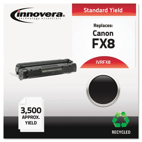Innovera IVRFX8 Remanufactured 3500 Page Yield Toner Cartridge For Canon 8955A001AA - Black - Image 2