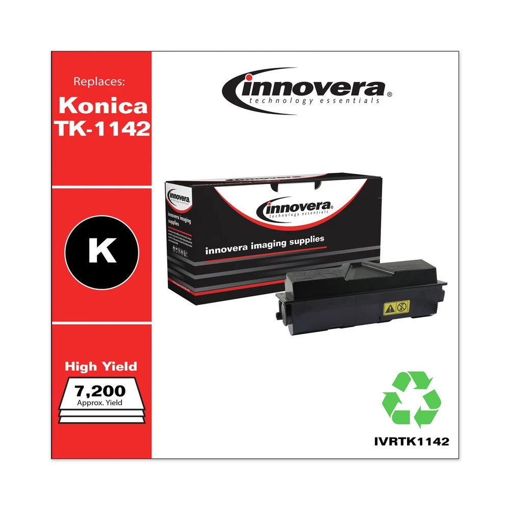 Innovera IVRTK1142 Remanufactured 7200-Page High-Yield Toner For Kyocera TK-1142 - Black - Image 3