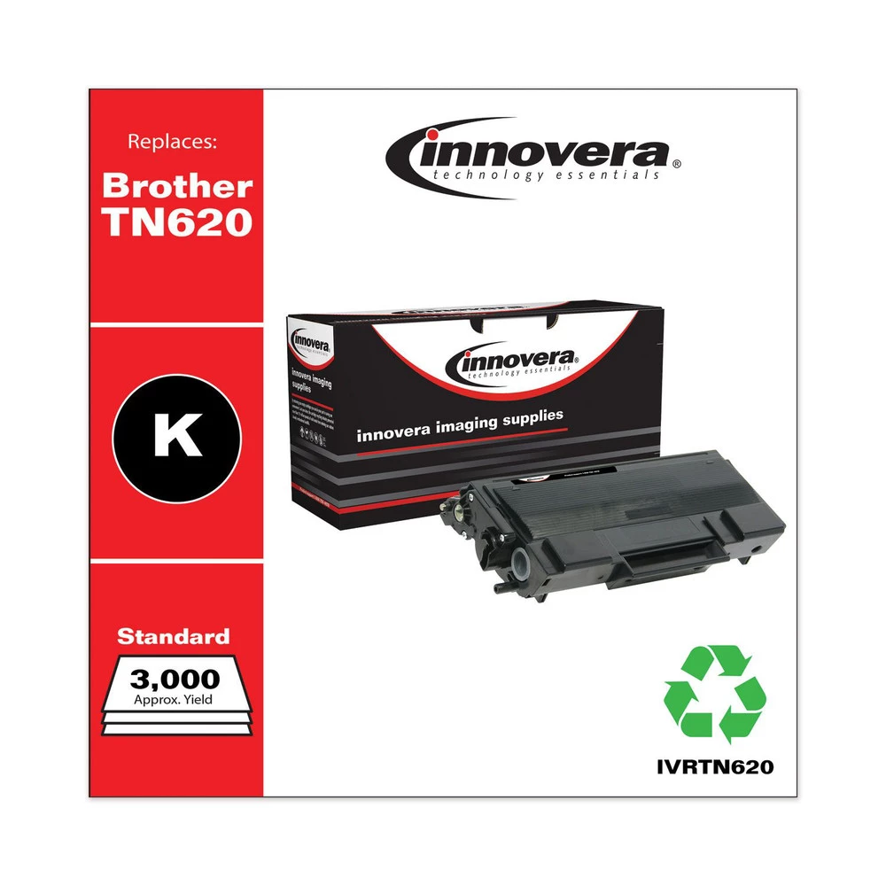 Innovera IVRTN620 3000 Page-Yield Remanufactured Replacement For Brother TN620 Toner - Black - Image 2