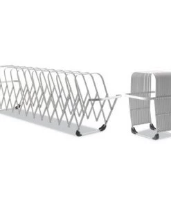 LEE 14112 Flexifile 6 In. X 6.75 In. X 10.5 In. 12 Section Letter/Legal Size Expandable Collator To Organizer - Silver