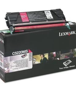 Lexmark C5220MS Return Program 3000 Page Yield Toner Cartridge For C522/C524/C53X - Magenta