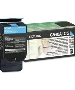 Lexmark C540A1CG Return Program 1000-Page Yield Toner - Cyan