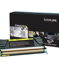 Lexmark C746A2YG C746/748 7000 Page Yield Toner Cartridge - Yellow