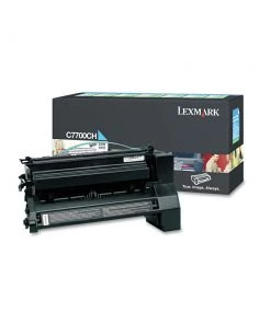 Lexmark C7700CH Return Program 10000-Page High-Yield Toner - Cyan