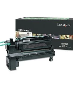 Lexmark C792X4KG C792 Return Program 17000 Extra High-Yield Toner Cartridge - Black