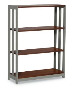 Linea Italia LITTR735CH Trento Line 31.5 In. X 11.5 In. X 43.25 In. 4 Shelf Bookcase - Cherry