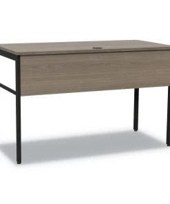 Linea Italia LITUR600NW Urban Series 47.25 In. X 23.75 In. X 29.5 In. Desk Workstation - Natural Walnut