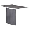 Mayline MNBDGRLGS Medina Series 48 In. X 24 In. X 29.5 In. Right-Hand Laminate Bridge - Gray Steel