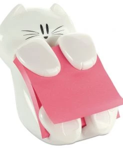 Post-it Pop-up Notes Super Sticky CAT-330 Pop-Up Note Dispenser Cat Shape, 3 X 3, White